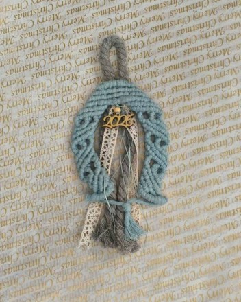 5  γουρι μακραμε πεταλο τιρκουαζ (1)